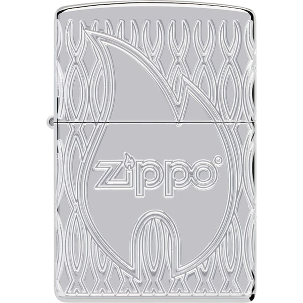 Zippo 2024 Zippo Zippo Flame Design, Hp Chrome ZIP-48838 - main